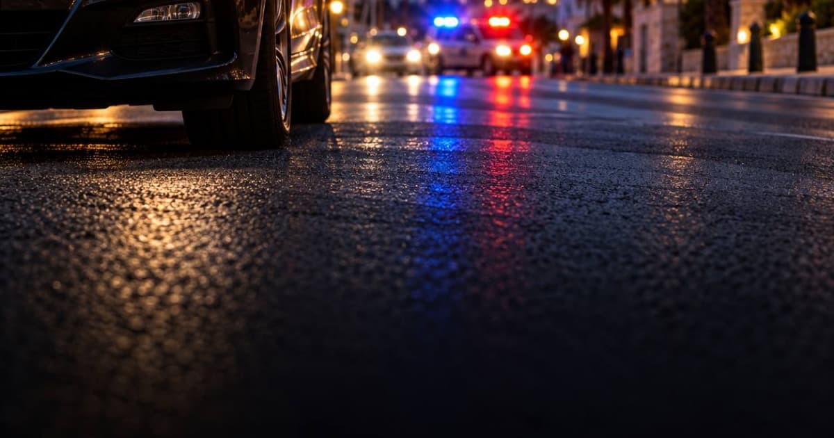 Girne Karaoğlanoğlu Caddesi'nde araç yayaya çarptı
