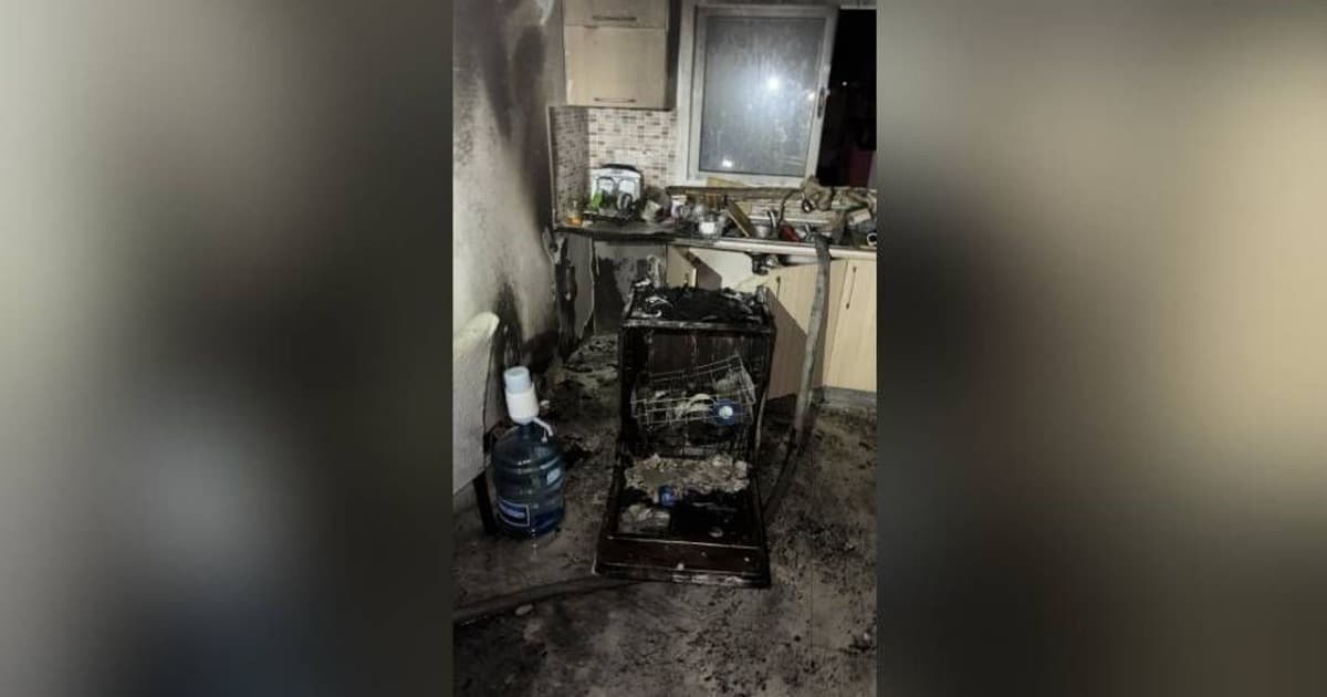 Gönyeli'de Bulaşık Makinesi Yangına Neden Oldu