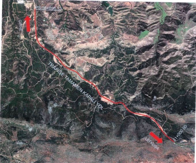 Girne–Değirmenlik Dağ Yolu 30 Ekim’e Kadar Kapalı görseli