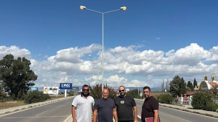 KKTC Genelinde Yol Aydınlatma Çalışmaları Devam Ediyor görseli