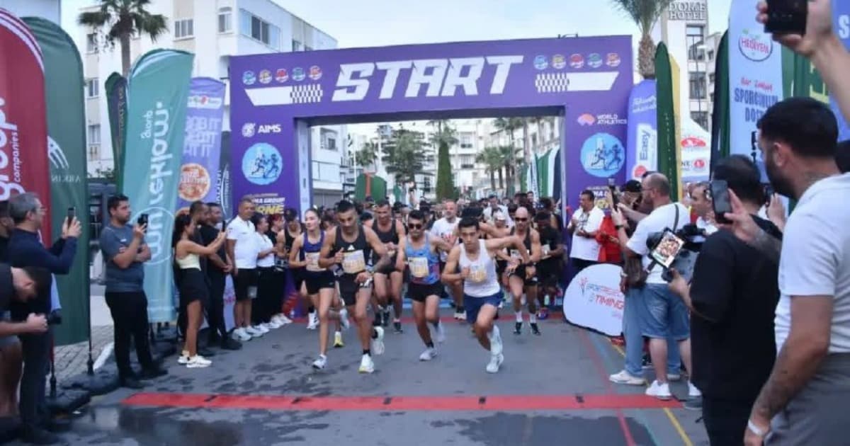 Girne Yarı Maratonu Filojet ailelerine destek olmak amacıyla tamamlandı